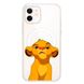 Чохол прозорий Print Lion King with MagSafe для iPhone 12 | 12 PRO Simba Evil купити