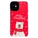 Чохол Ribbed Case для iPhone 7 | 8 | SE 2 | SE 3 Merry Christmas Red