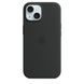 Чохол Silicone Case Full OEM+MagSafe для iPhone 15 Plus Black