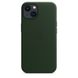 Чохол Leather Case with MagSafe для iPhone 13 Sequoia Green