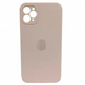 Чехол Silicone Case FULL+Camera Square для iPhone 12 PRO Pink Sand купить