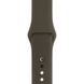 Ремінець Silicone Sport Band для Apple Watch 42mm | 44mm | 45mm | 49mm Dark Olive розмір S купити