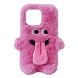 Чехол Fur Tongue Case для iPhone 15 PRO MAX Pink - 1