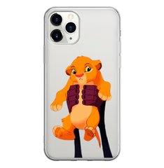 Чехол прозрачный Print Lion King для iPhone 15 PRO MAX Simba King