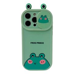 Чохол Animal + Camera Case для iPhone 13 PRO MAX Frog Green
