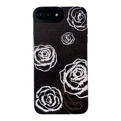 Чохол Ribbed Case для iPhone 7 | 8 | SE 2 | SE 3 Rose Black/White купити