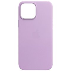 Чохол ECO Leather Case with MagSafe для iPhone 15 Plus Elegant Purple