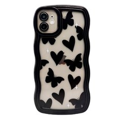 Чохол Black Wavy Case для iPhone 15 Plus Butterfly
