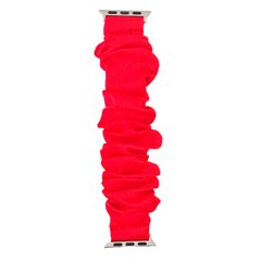 Ремешок Scrunchie для Apple Watch 42mm | 44mm | 45mm | 49mm Red