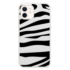 Чохол прозорий Print Zebra with MagSafe для iPhone 12 | 12 PRO купити