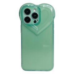 Чехол Transparent Love Case для iPhone 12 PRO MAX Green купить