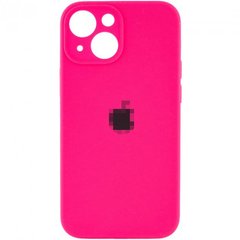 Чохол Silicone Case Full + Camera для iPhone 13 Electrik Pink