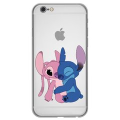 Чехол прозрачный Print для iPhone 6 | 6s Blue monster and Angel купить