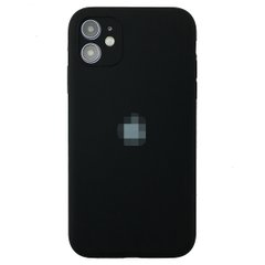 Чехол Silicone Case Full + Camera для iPhone 12 MINI Black купить
