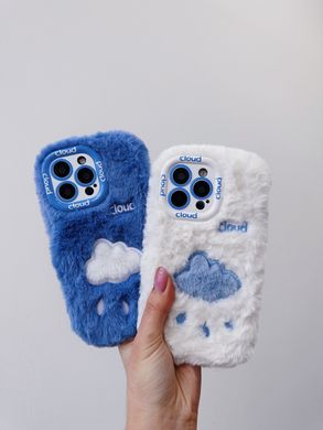 Чохол Fluffy Cute Case для iPhone 15 PRO Cloud Blue - ash-mobile.com.ua - фото 5