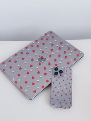 Накладка ASH PRINT для MacBook New Pro 13.3" (2016-2019) More Hearts - ash-mobile.com.ua - фото 7