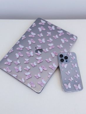 Накладка ASH PRINT для MacBook New Pro 13.3" (2016-2019) Butterfly Pink - ash-mobile.com.ua - фото 10