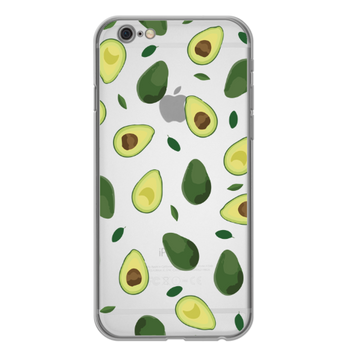 Чохол прозорий Print SUMMER для iPhone 6 | 6s Avocado - ash-mobile.com.ua - фото 1