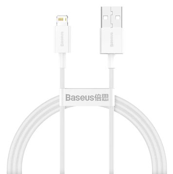 Кабель Baseus Superior Series USB to Lightning (1m) White - ash-mobile.com.ua - фото 1