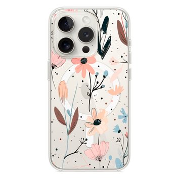 Чохол прозорий Print Flower with MagSafe для iPhone 15 PRO Floral Dream - ash-mobile.com.ua - фото 1