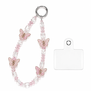 Ремешок для смартфона Mini chain - ButterFly Light pink - ash-mobile.com.ua - фото 1