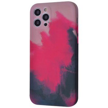 Чохол WAVE Watercolor Case для iPhone 12 PRO Pink/Black - ash-mobile.com.ua - фото 1