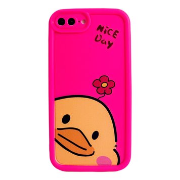 Чохол Yellow Duck Case для iPhone 7 Plus | 8 Plus Pink - ash-mobile.com.ua - фото 1