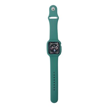 Ремешок Silicone Full Band для Apple Watch 45 mm Pine Green - ash-mobile.com.ua - фото 1