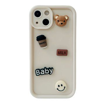 Чохол Pretty Things Case для iPhone 15 Biege Bear - ash-mobile.com.ua - фото 1