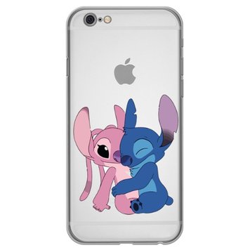 Чехол прозрачный Print Monster для iPhone 6 | 6s Blue and Angel - ash-mobile.com.ua - фото 1