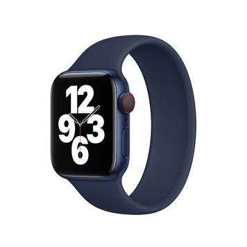 Ремінець Solo Loop для Apple Watch 42mm | 44mm | 45mm | 46mm | 49mm Deep Navy розмір S - ash-mobile.com.ua - фото 1