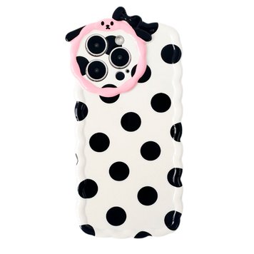 Чохол Dalmatian Case для iPhone 14 PRO MAX Biege/Black - ash-mobile.com.ua - фото 1