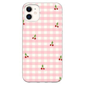 Чохол прозорий Print Cherry Land для iPhone 12 | 12 PRO Cherry Pink - ash-mobile.com.ua - фото 1