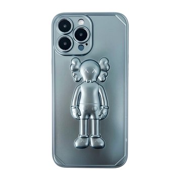 Чохол KAWS (TPU) Case для iPhone 12 PRO MAX Grey - ash-mobile.com.ua - фото 1