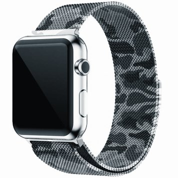 Ремешок Milanese Loop для Apple Watch 38mm | 40mm | 41mm Camouflage Grey - ash-mobile.com.ua - фото 1