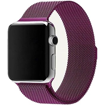 Ремешок Milanese Loop для Apple Watch 42mm | 44mm | 45mm | 46mm | 49mm Purple - ash-mobile.com.ua - фото 1