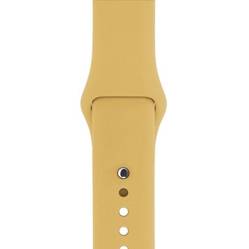 Ремешок Silicone Sport Band для Apple Watch 42mm | 44mm | 45mm | 46mm | 49mm Gold размер L - ash-mobile.com.ua - фото 1