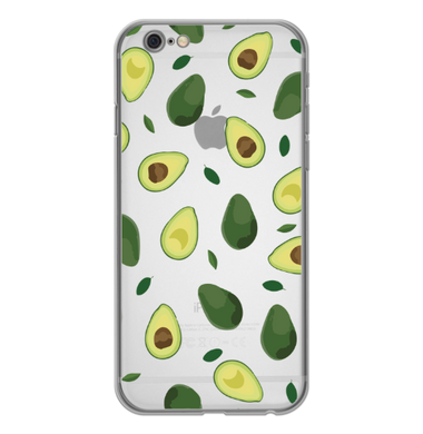 Чохол прозорий Print SUMMER для iPhone 6 | 6s Avocado купити