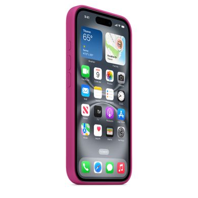 Чохол Silicone Case with MagSafe OEM для iPhone 16 Plus Fuchsia - ash-mobile.com.ua - фото 6