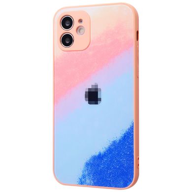 Чехол Bright Colors Case для iPhone 12 MINI Pink/Blue купить