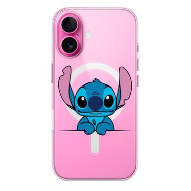 Чохол прозорий Print Blue Monster with MagSafe для iPhone 17 Looks