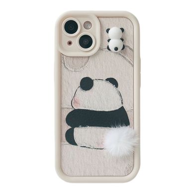 Чохол Panda Case для iPhone 14 Tail Biege - ash-mobile.com.ua - фото 1