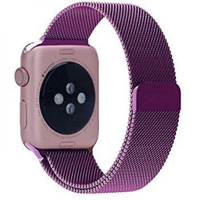Ремінець Milanese Loop для Apple Watch 42/44/45/49 mm Purple купити