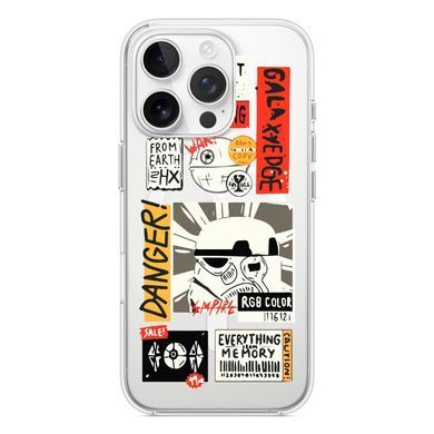 Чохол прозорий Print STARWARS with MagSafe для iPhone 17 PRO Stormtrooper