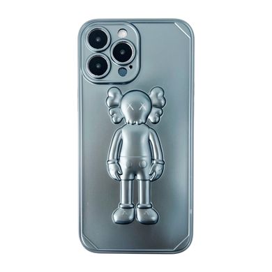 Чохол KAWS (TPU) Case для iPhone 12 PRO MAX Grey - ash-mobile.com.ua - фото 1