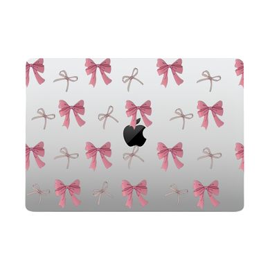 Накладка ASH PRINT для MacBook New Pro 13.3" (2020 - 2022 | M1 | M2) Bow Pink - ash-mobile.com.ua - фото 1