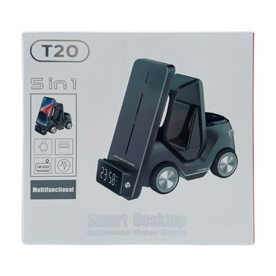 Бездротовий зарядний пристрій Car 3 в 1 T20 15W Black купити