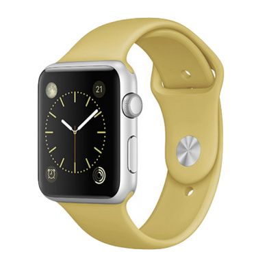 Ремінець Silicone Sport Band для Apple Watch 42mm | 44mm | 45mm | 49mm Gold розмір L купити