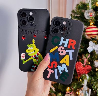 Чохол Black varnish Print NEW YEAR для iPhone XR Garland - ash-mobile.com.ua - фото 3