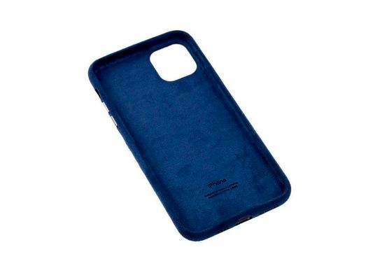 Чохол Alcantara Full для iPhone 12 MINI Midnight Blue купити